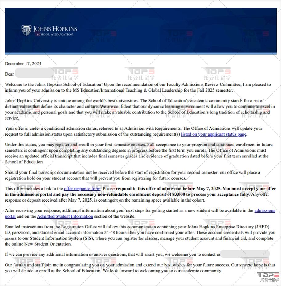 約翰霍普金斯大學(xué)