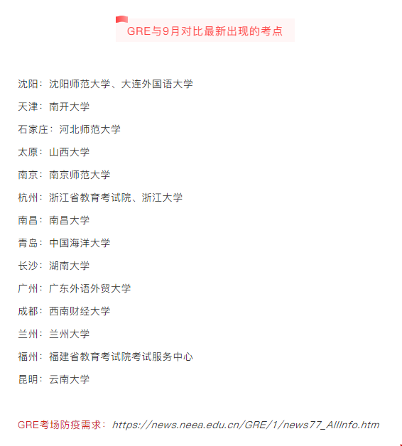 教育部考試中心公布10月GMAT考試安排！
