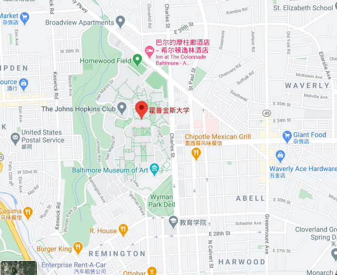 約翰霍普金斯大學在美國哪里