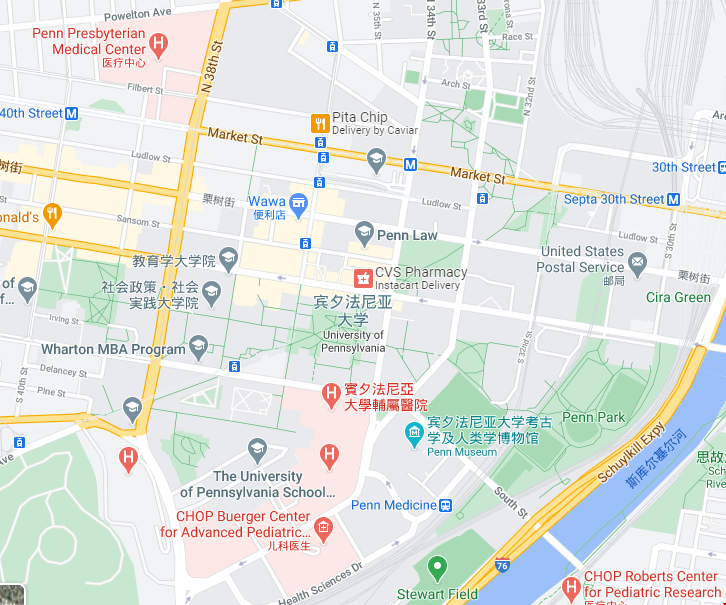 賓夕法尼亞大學(xué)地理位置和氣候特征