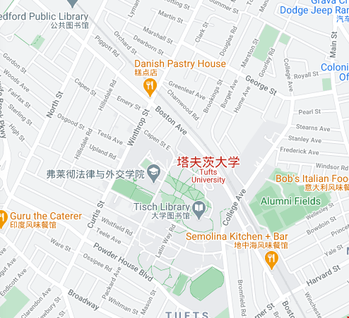 塔夫茨大學(xué)地理位置怎么樣