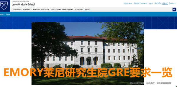 EMORY萊尼研究生院GRE要求.png