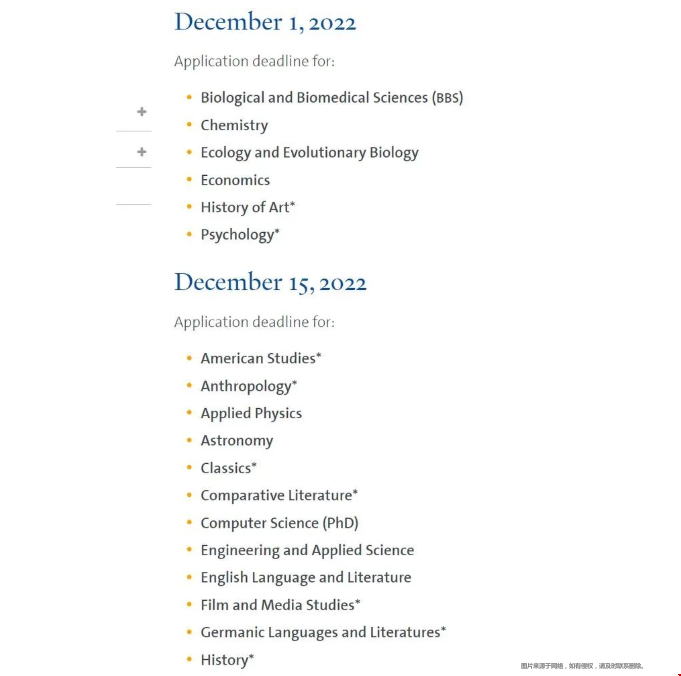 美國頂尖大學(xué)公布2023Fall申請時間.png