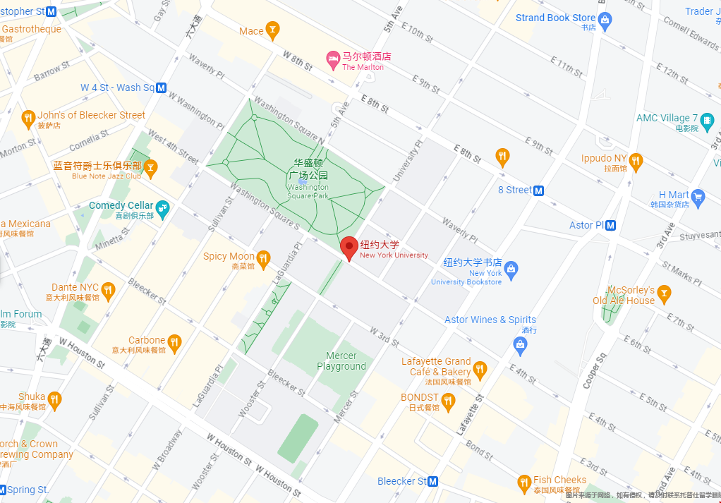 紐約大學(xué)地址