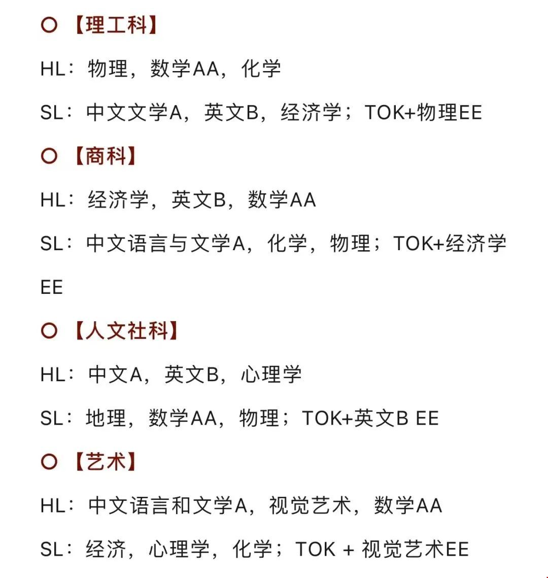IB考試最新變化