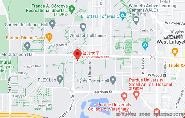 普渡大學地理位置