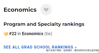 約翰霍普金斯大學應用經(jīng)濟學排名