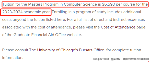 芝加哥大學(xué)計(jì)算機(jī)碩士學(xué)費(fèi)多少