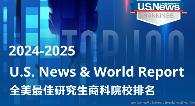 USNews全美最佳商學(xué)院研究生院排名Top50