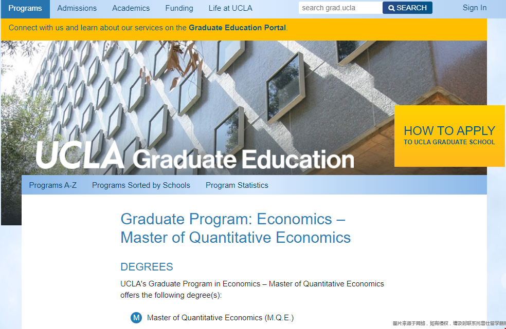 UCLA MQE錄取條件
