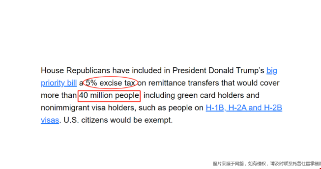 美國留學(xué)生明年或面臨5%匯款稅.png